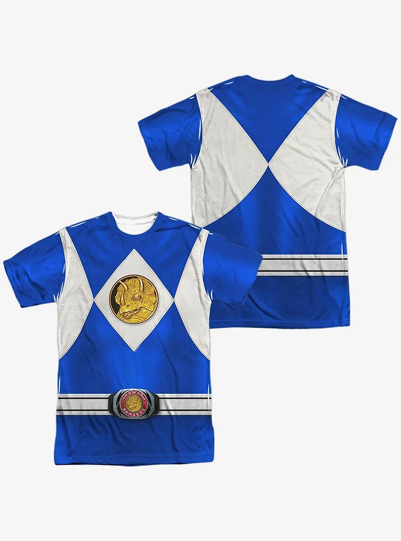 Mighty Morphin' Power Rangers Blue Ranger Sublimated T-Shirt