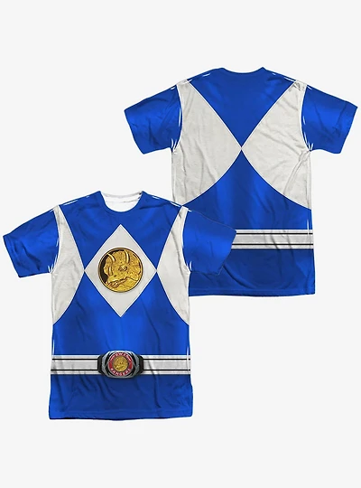Mighty Morphin' Power Rangers Blue Ranger Sublimated T-Shirt