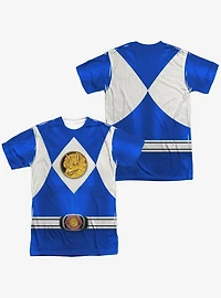 Mighty Morphin' Power Rangers Blue Ranger Sublimated T-Shirt