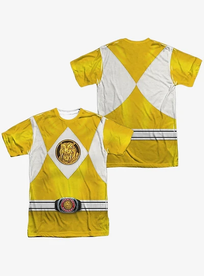 Mighty Morphin' Power Rangers Yellow Ranger Sublimated T-Shirt