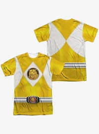 Mighty Morphin' Power Rangers Yellow Ranger Sublimated T-Shirt