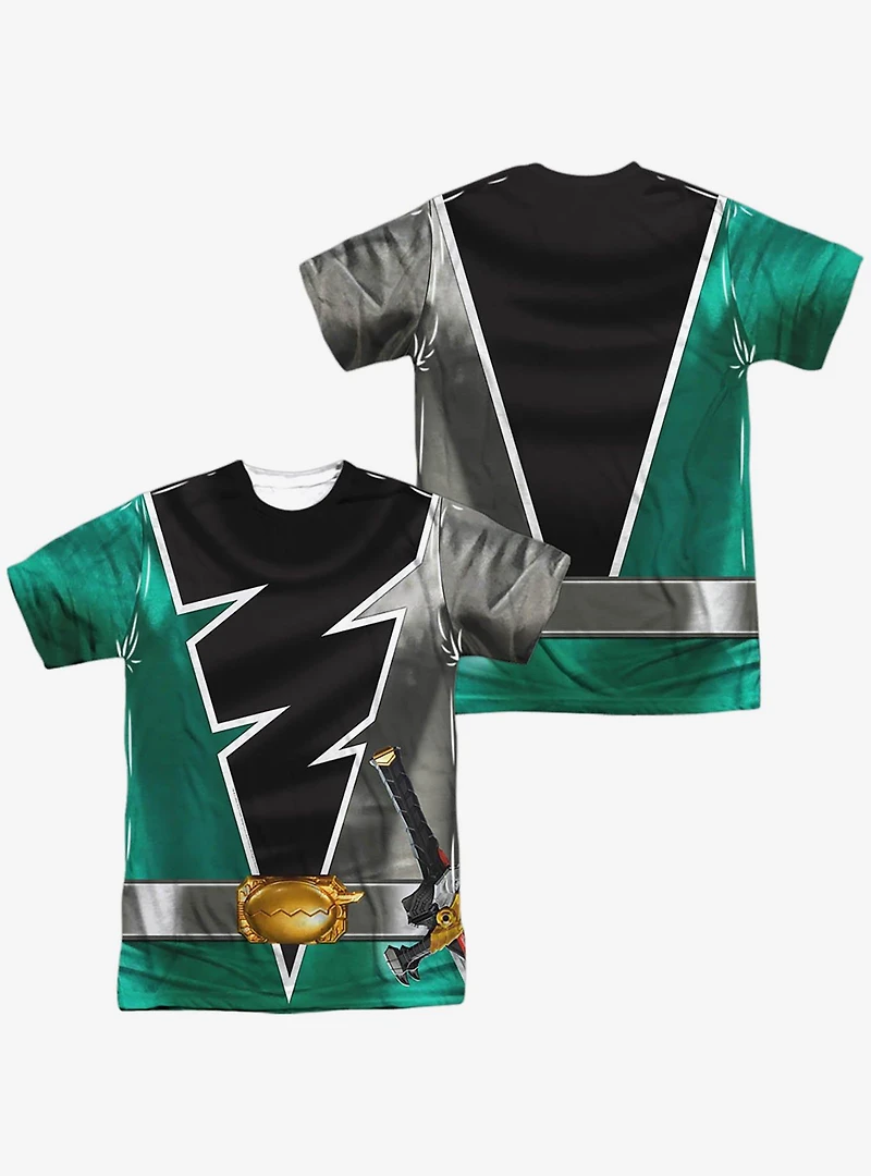 Mighty Morphin' Power Rangers Dino Fury Green Ranger Sublimated T-Shirt