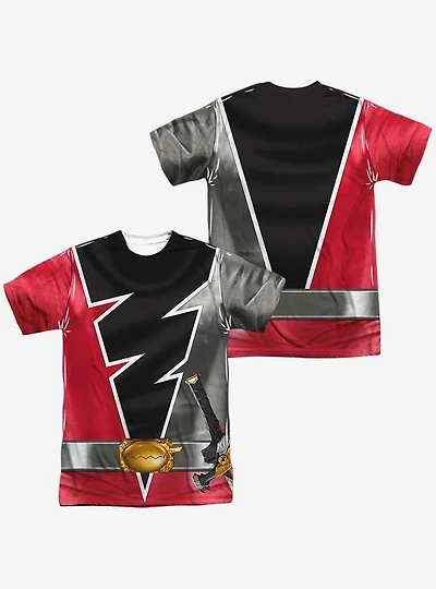 Mighty Morphin' Power Rangers Dino Fury Red Ranger Sublimated T-Shirt