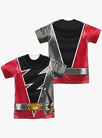 Mighty Morphin' Power Rangers Dino Fury Red Ranger Sublimated T-Shirt