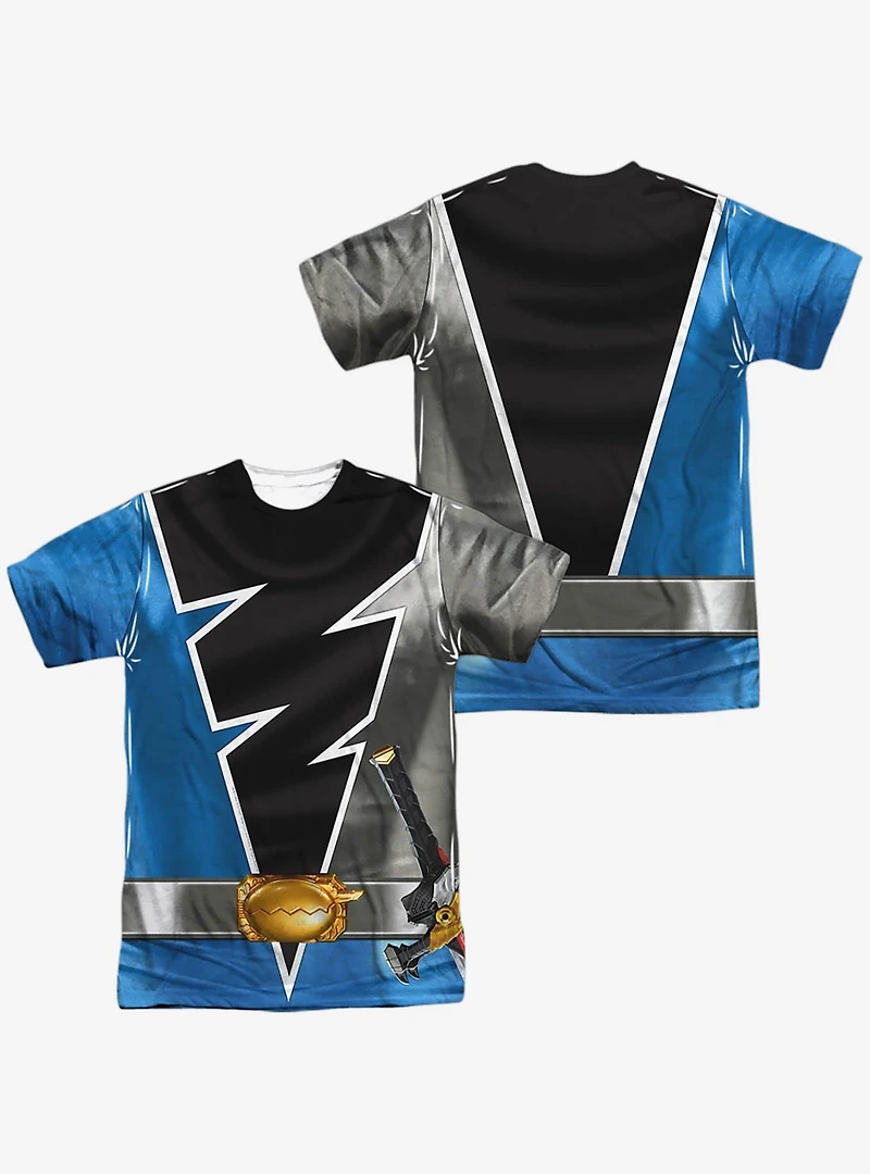 Mighty Morphin' Power Rangers Dino Fury Blue Ranger Sublimated T-Shirt
