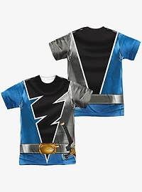 Mighty Morphin' Power Rangers Dino Fury Blue Ranger Sublimated T-Shirt
