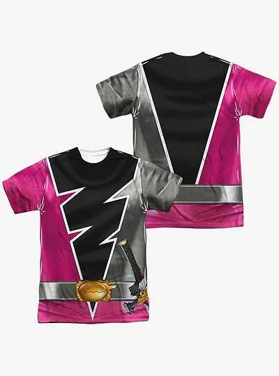 Mighty Morphin' Power Rangers Dino Fury Pink Ranger Sublimated T-Shirt