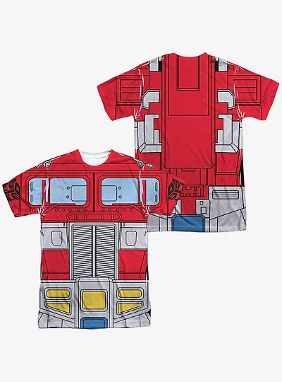 Transformers Optimus Prime Costume Sublimated T-Shirt