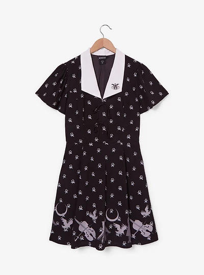 Wednesday Icons Collared Dress - BoxLunch Exclusive
