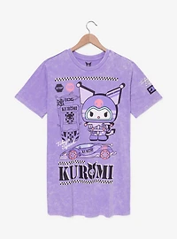 Sanrio Kuromi Racing T-Shirt Dress - BoxLunch Exclusive