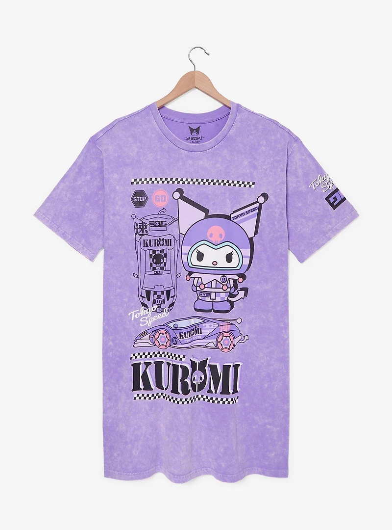 Sanrio Kuromi Racing Plus T-Shirt Dress - BoxLunch Exclusive