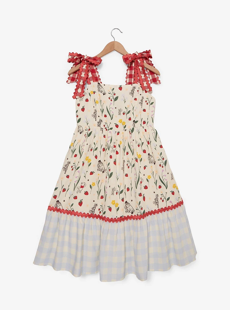 Her Universe Disney Winnie the Pooh Strawberry Plus Tie Dress