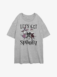 Disney The Nightmare Before Christmas Get Spooky Womens Oversized T-Shirt