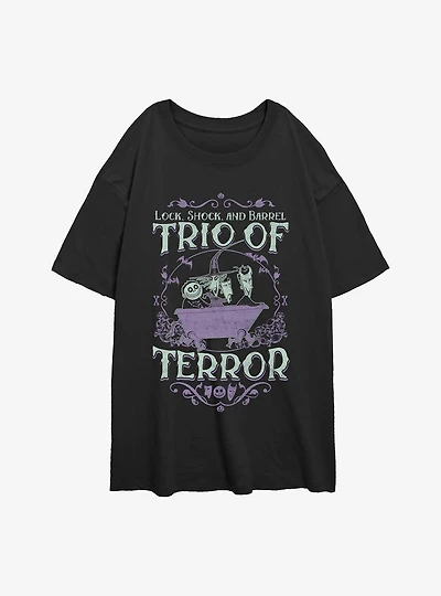 Disney The Nightmare Before Christmas Kidnapping Services?Womens Oversized T-Shirt