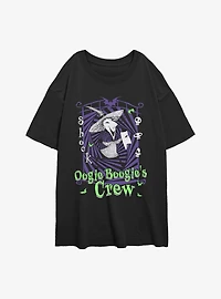 Disney The Nightmare Before Christmas Boogies Crew Shock Womens Oversized T-Shirt