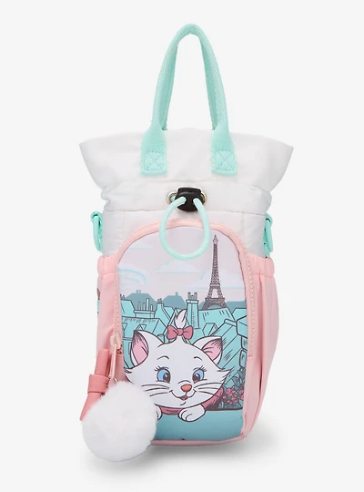 Disney The Aristocats Marie Paris Skyline Water Bottle Holder Crossbody Bag - BoxLunch Exclusive