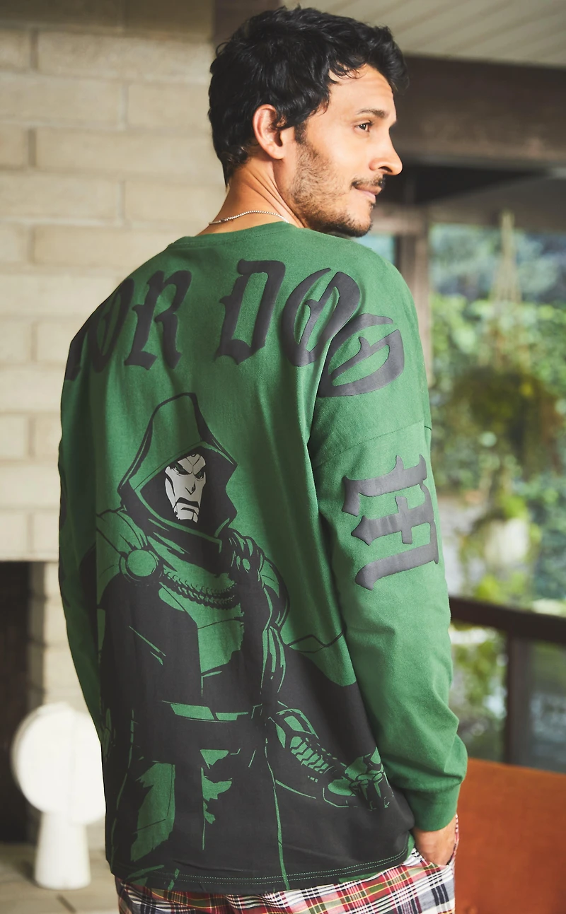 Marvel Dr. Doom Mask Long Sleeve - BoxLunch Exclusive
