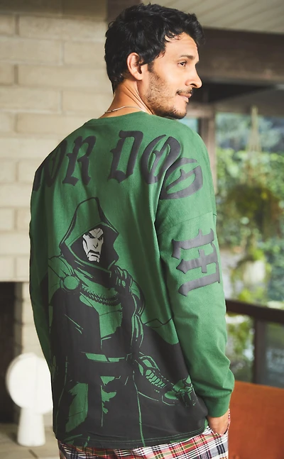Marvel Dr. Doom Mask Long Sleeve - BoxLunch Exclusive