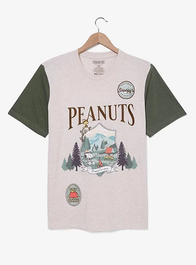 Peanuts Snoopy Beagle Scouts Contrast T-Shirt — BoxLunch Exclusive