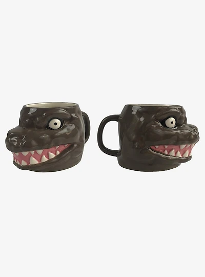 Godzilla Mecha Molded Head Mug