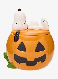 Peanuts Snoopy Jack-o-Lantern Cookie Jar — BoxLunch Exclusive