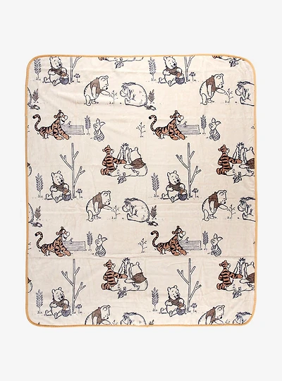 Disney Winnie the Pooh Friends Hundred Acre Wood Throw — BoxLunch Exclusive