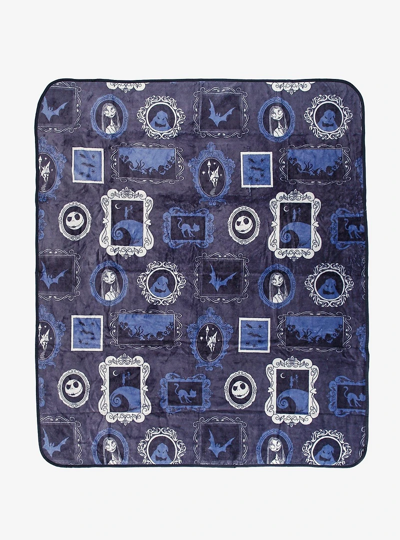 Disney The Nightmare Before Christmas Spooky Portraits Throw — BoxLunch Exclusive
