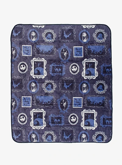 Disney The Nightmare Before Christmas Spooky Portraits Throw — BoxLunch Exclusive