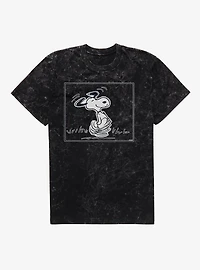 Peanuts Snoopy Dancing Mineral Wash T-Shirt