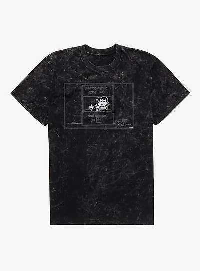 Peanuts Lucy Psychiatric Help Mineral Wash T-Shirt