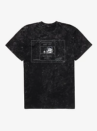 Peanuts Lucy Psychiatric Help Mineral Wash T-Shirt