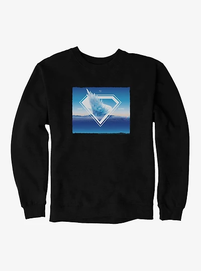 DC Superman Arctic Fortress Of Solitude Sweatshirt