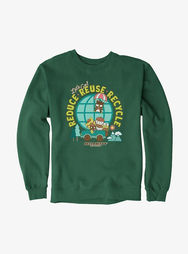 Hello Kitty & Friends Earth Day Reduce, Reuse, Recycle Sweatshirt