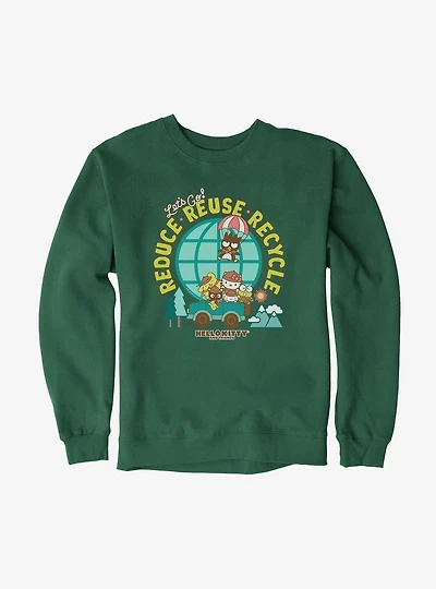 Hello Kitty & Friends Earth Day Reduce, Reuse, Recycle Sweatshirt