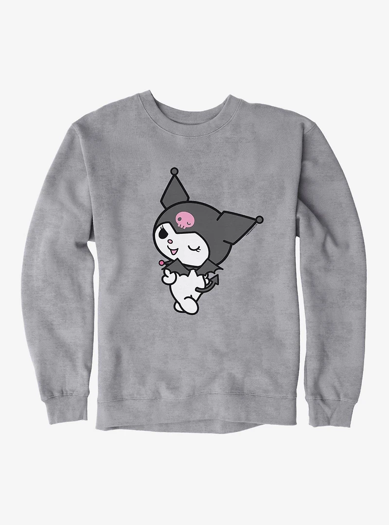 Kuromi Turning Wink Sweatshirt