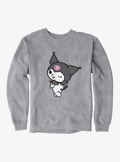 Kuromi Turning Wink Sweatshirt