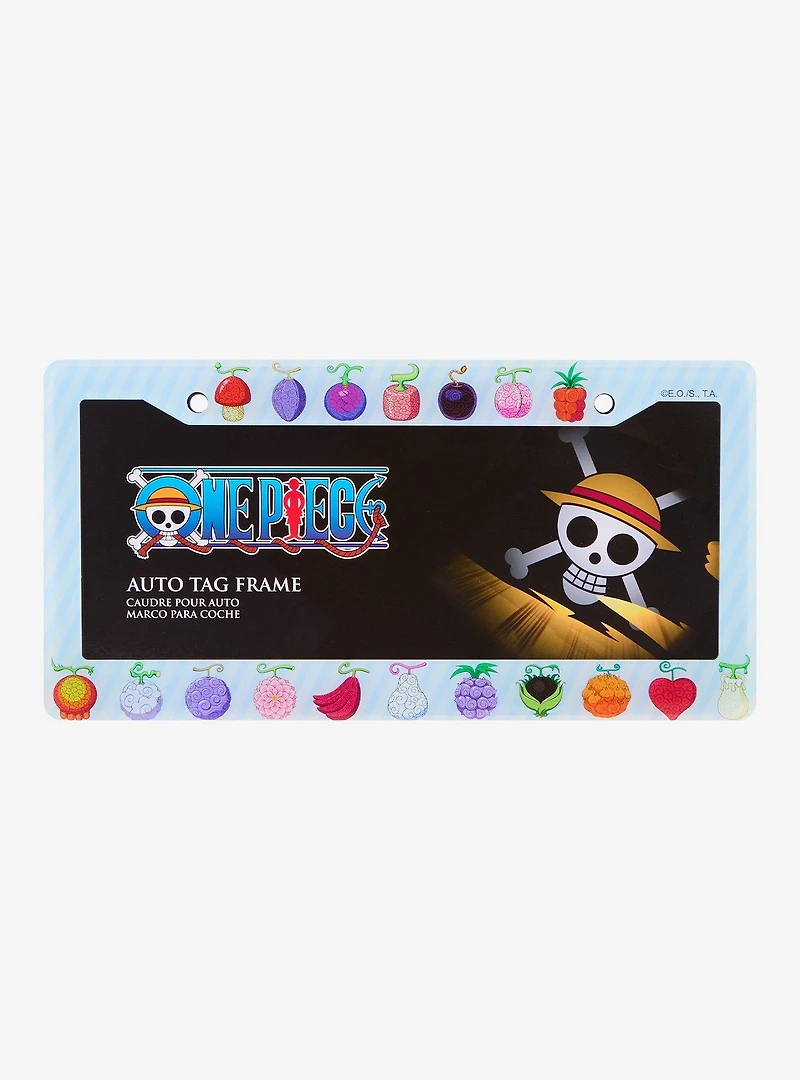 One Piece Devil Fruit License Plate Frame