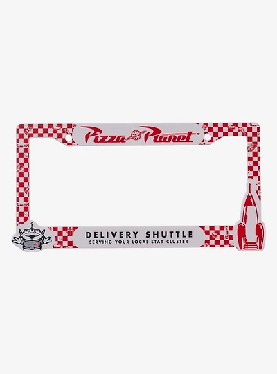 Disney Pixar Toy Story Pizza Planet Checkered License Plate Frame — BoxLunch Exclusive