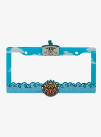 One Piece Thousand Sunny Waves License Plate Frame