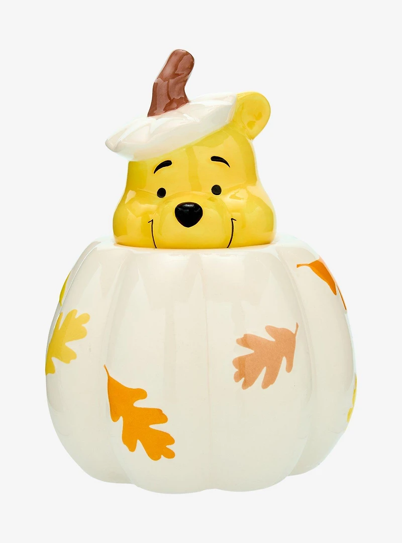 Disney Winnie the Pooh Figural White Pumpkin Cookie Jar - BoxLunch Exclusive
