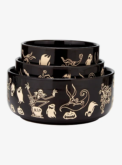 Disney The Nightmare Before Christmas Spooky Icons Bowl Set — BoxLunch Exclusive