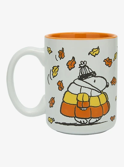 Peanuts Snoopy Fall Leaves Mug