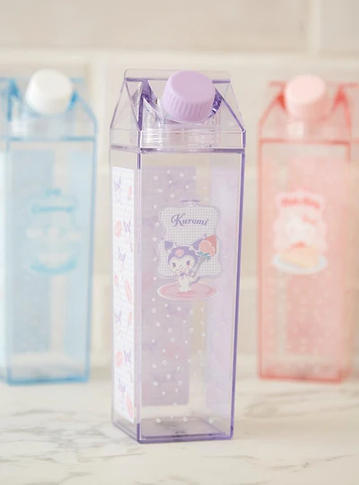 Sanrio Kuromi Gingham Milk Carton Water Bottle — BoxLunch Exclusive