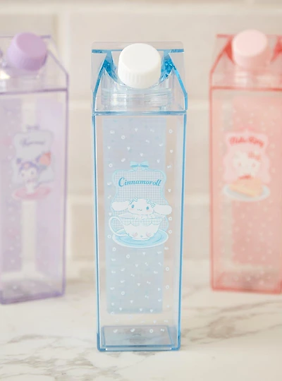Sanrio Cinnamoroll Gingham Milk Carton Water Bottle — BoxLunch Exclusive