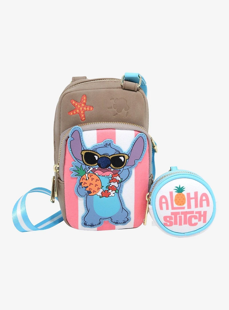 Loungefly Disney Lilo & Stitch Beach Towel Crossbody Bag - BoxLunch Exclusive