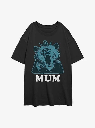 Disney Wreck It Ralph Comfy Brave Mum Womens Oversized T-Shirt