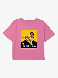 Disney the Princess And Frog Buttermilk Beignets Youth Girls Boxy T-Shirt