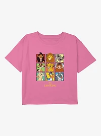 Disney The Lion King Portraits Youth Girls Boxy T-Shirt