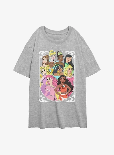 Disney Princesses Fancy Princess Womens Oversized T-Shirt
