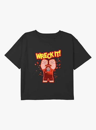 Disney Wreck It Ralph Blast Youth Girls Boxy T-Shirt